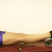 passive extension knee exercise