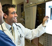 doctors discussing x-ray