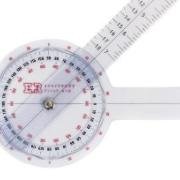 plastic goniometer for measuring range of motion
