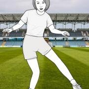 Landing badly from a jump