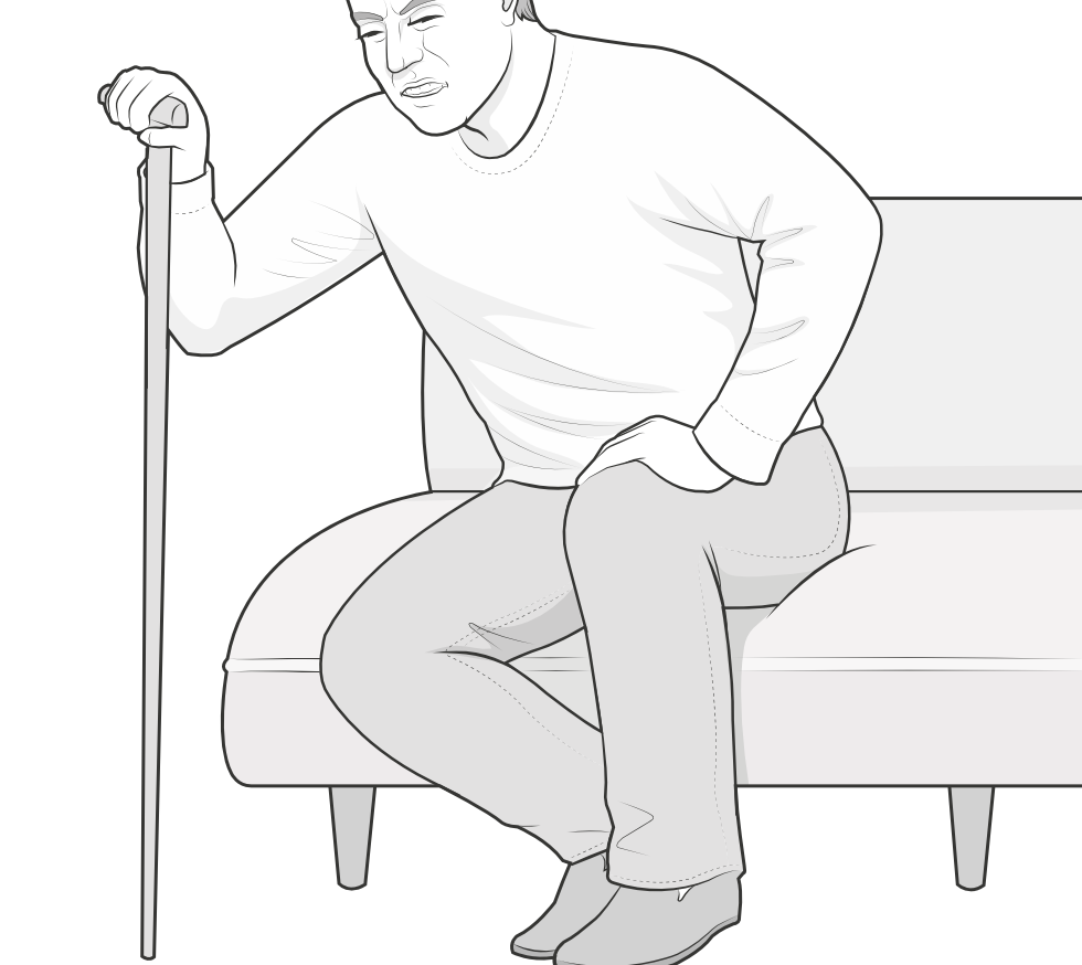 knee pain at rest